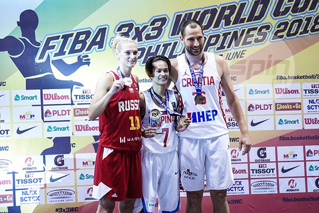 Girl power as Janine Pontejos outduels male counterparts in 3x3 World Cup shootout