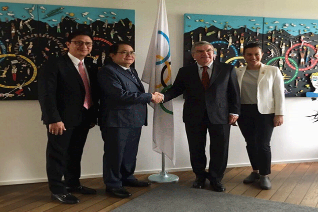 Ricky Vargas inspired, enlightened by meeting with IOC chief Thomas Bach