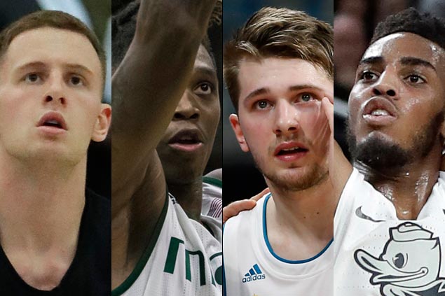 nba donte divincenzo, lonnie walker, luca doncic and troy brown