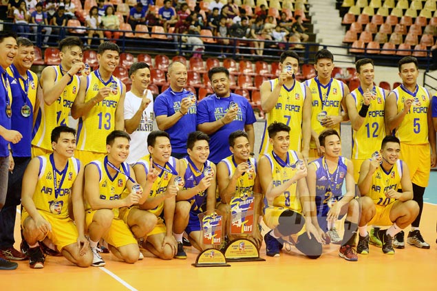 Air Force bags Spikers Turf title with sweep of Cignal in finals