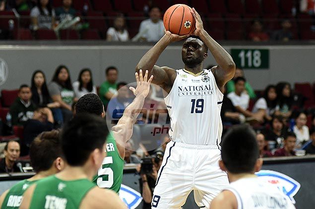 Jjay Alejandro, Alfred Aroga team up in NU rout of Olivarez, tow Bulldogs to NCC Elite Eight