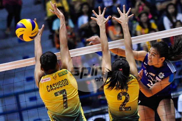 Lady Eagles survive error-strewn performance to edge Lady Tamaraws and preserve perfect slate