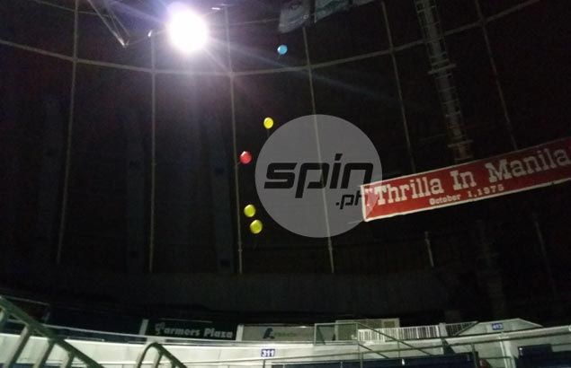 Wondering why balloons failed to fall during San Miguel title party. Here's an explanation