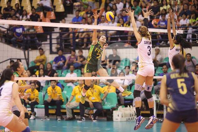 FEU Lady Tamaraws survive five-set thriller against NU Lady Bulldogs