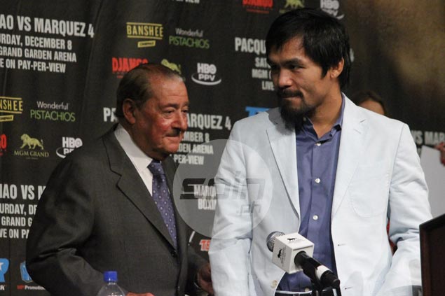 Manny Pacquiao looking to hold 'farewell fight' not later than April 9, says Bob Arum