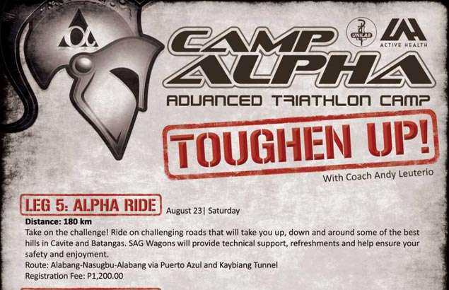 Toughen up for your future tri races through Unilab Active Health's Camp Alpha