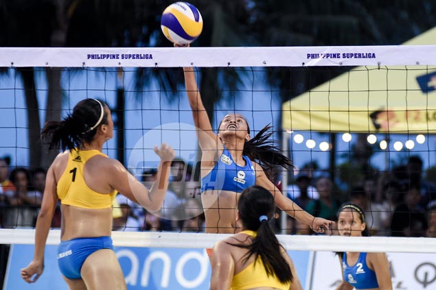 Rondina, Orendain march on to PSL beach volley semifinals against Pons, Atienza