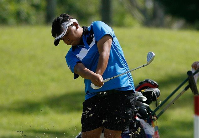 Chihiro Ikeda ahead by a solitary shot after bogey on closing hole at Mt. Malarayat