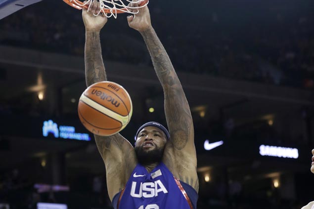 DeMarcus Cousins posts huge double-double as Team USA deals China a 50-point drubbing