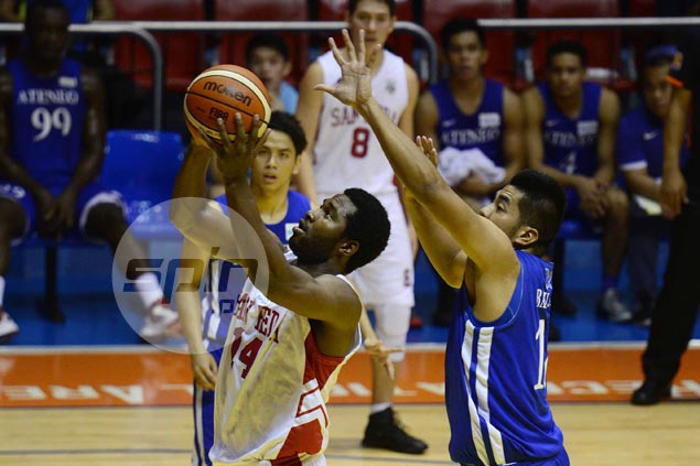 Donald Tankoua stars as San Beda beats Ateneo to secure second seeding in group ahead of preseason quarters
