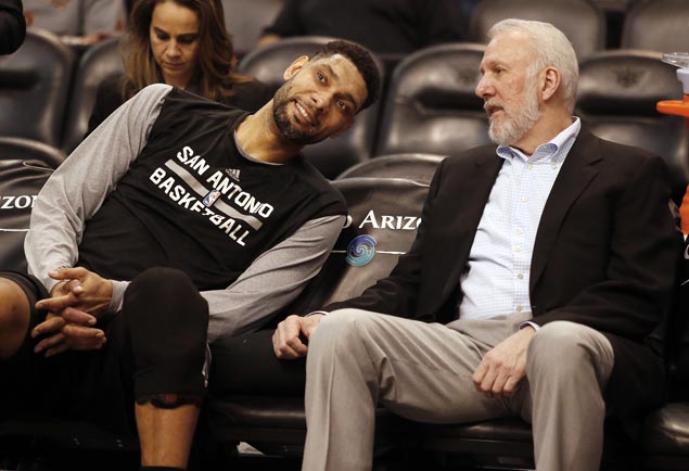Gregg Popovich admits feeling 'a little bit lonely' in first Spurs camp without Tim Duncan