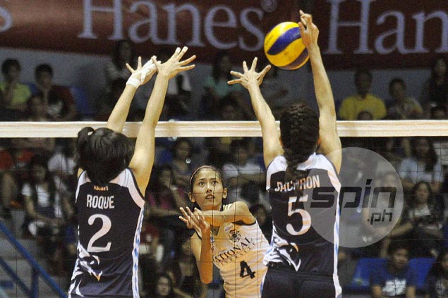 Thrust into role of setter, NU utility spiker Jasmin Nabor feeling the pressure but relishing the challenge