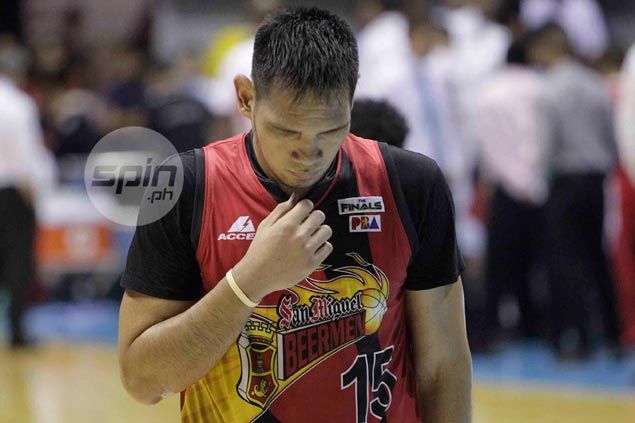 Distraught June Mar Fajardo says there was no intention to hurt Meralco import Davis