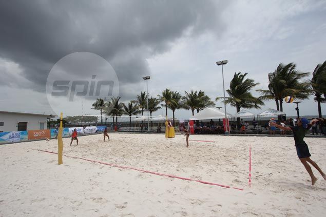 Scenes from King and Queen of the Sands beach volleyball event View