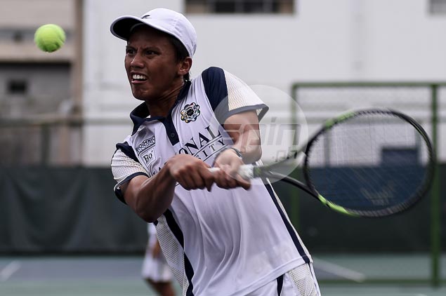 Leander Lazaro ends college career with a flourish as NU tops UAAP tennis for the fourth straight time