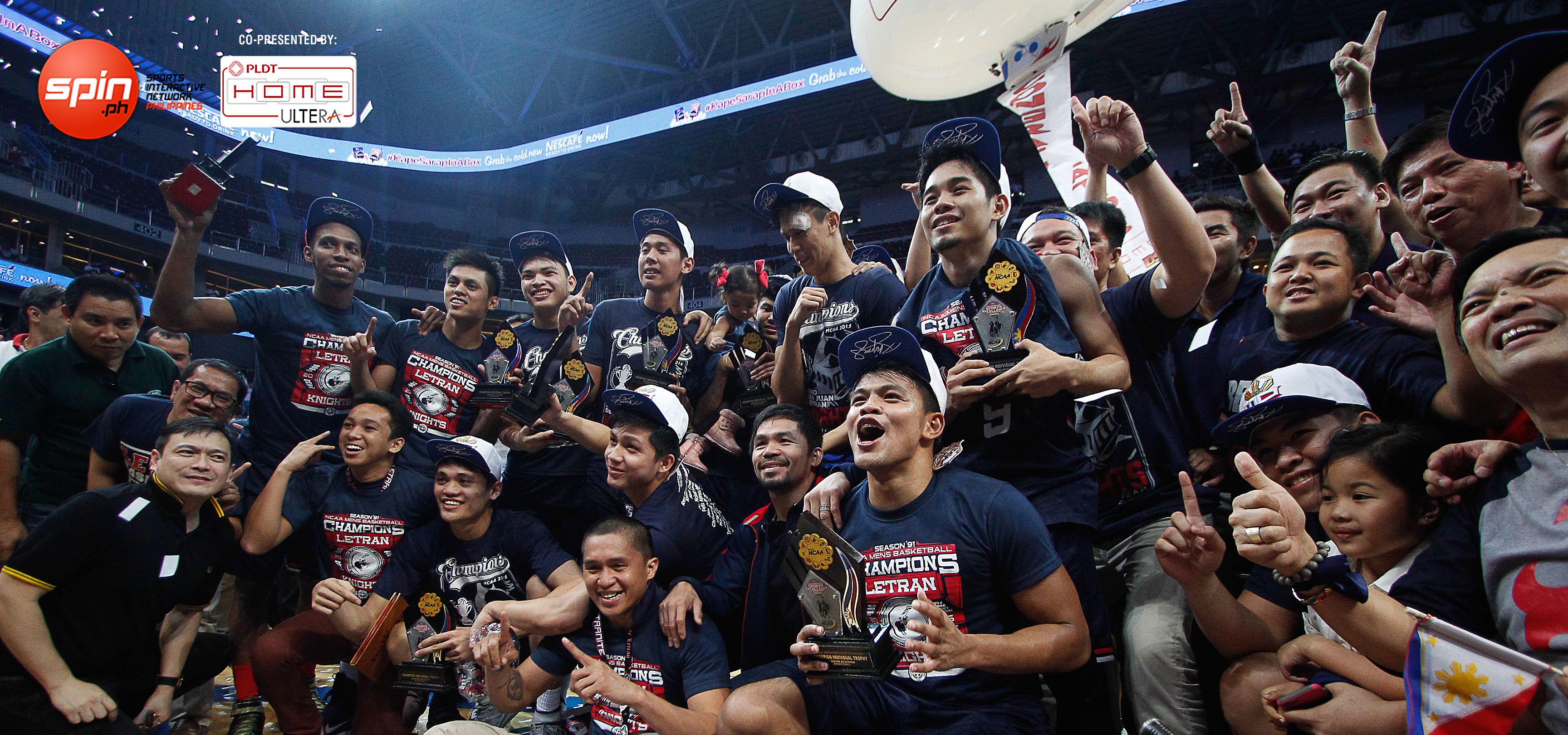 Spin.ph Top Ten Sports Heroes of 2015 Letran Knights, the Cinderella team