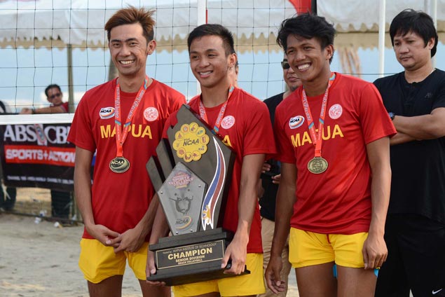 Philip Bagalay, John Cuzon give Mapua first NCAA beach volley title with quick win over Perpetual's Taneo brothers