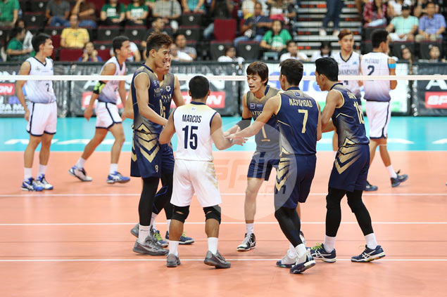 NU Bulldogs survive Adamson Falcons to book fourth straight UAAP volleyball finals appearance