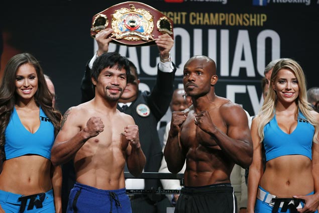 'Loaded' Manny Pacquiao easily makes weight for third fight against Tim Bradley