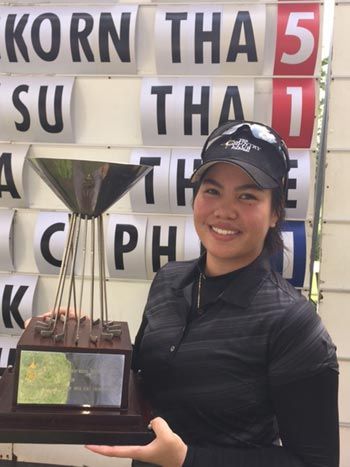 Pauline del Rosario overcomes late slip to rule Thailand Ladies Amateur ...