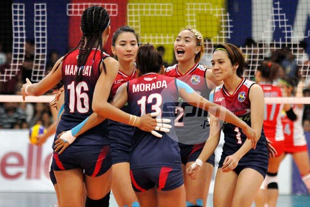 Petron one win away from Super Liga tournament sweep after whipping Shopinas in finals opener
