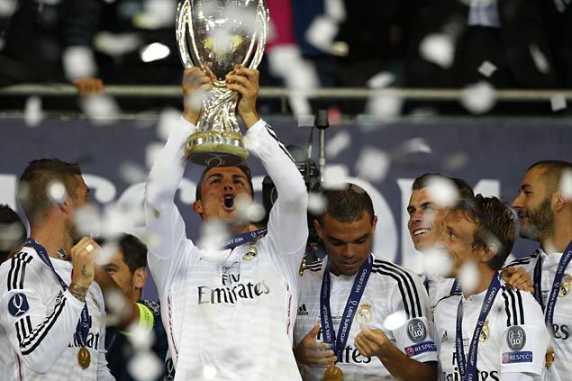 Cristiano Ronaldo hits brace as Real Madrid downs Sevilla to clinch Uefa Super Cup