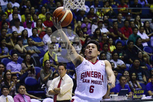 LA Tenorio glad to see rookie guard Scottie Thompson stepping up for Ginebra