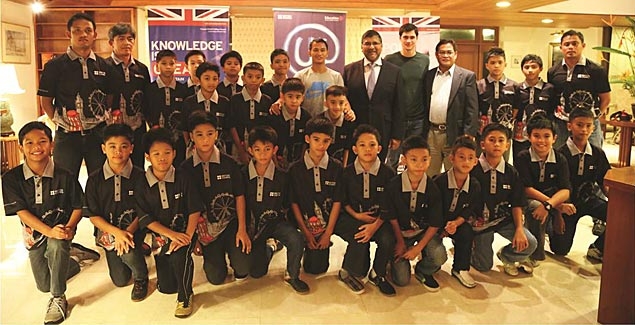 Philippine U-11 boys football team off to UK