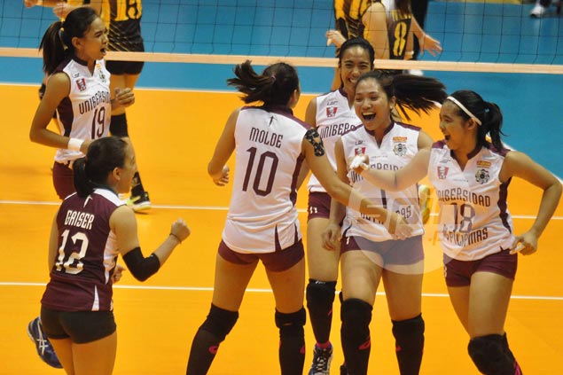UP Lady Maroons down UST Tigresses in four to gain share of fourth spot in UAAP women's volleyball