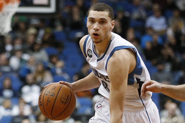 Minnesota Timberwolves guard Zach LaVine donates slam dunk winnings to help deaf school