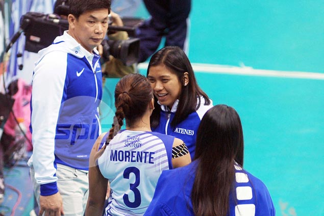 Michelle Morente learns from the best as she reluctantly accepts Ateneo leader role