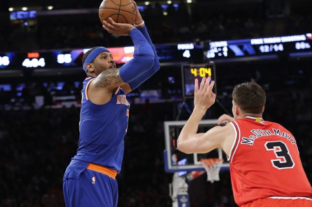 Knicks sweep back-to-back games for the first time this season with dominant win over reeling Bulls