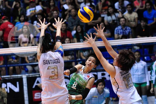 La Salle spikers join rival Ateneo in Final Four after turning back pesky NU Lady Bulldogs