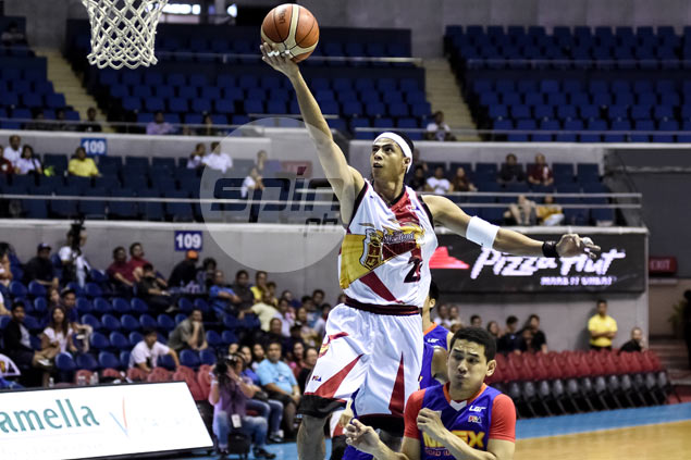 Arwind Santos holds on to his teammates, fans, family in time of grief