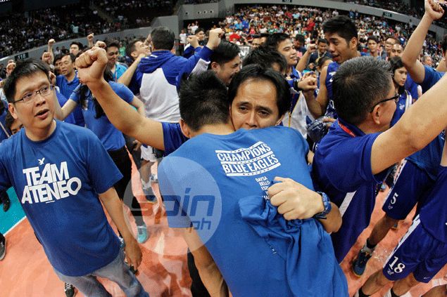 Ateneo Blue Eagles win maiden UAAP men's volleyball title after sweep ...