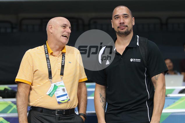 Gilas loss to Tall Blacks not part of discussion as coach Tab Baldwin meet-up with ex-player Paul Henare