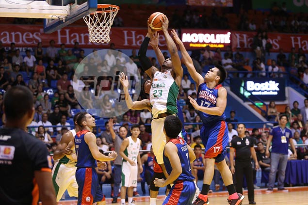 De La Salle rides Ben Mbala's 28-26 game to beat Arellano in final, complete Filoil Cup sweep