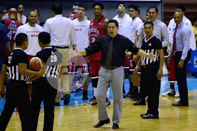 Tim Cone hints wanting to see results this time as Ginebra faces Blackwater in Angeles