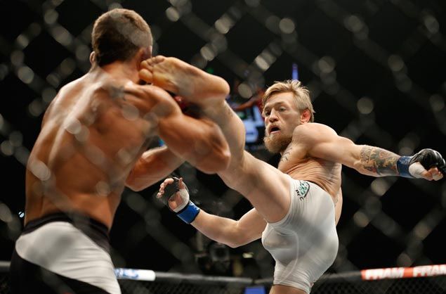 Conor McGregor undaunted as ever in taking risky fight against taller, heavier Nate Diaz in UFC 196