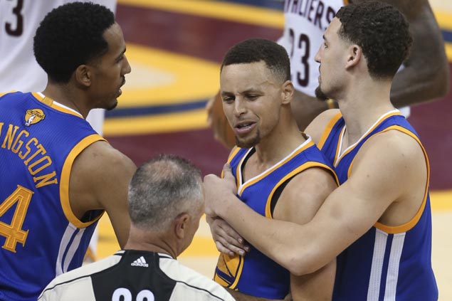 Stephen Curry blows top over refs' calls, wife slams 'rigged for money' NBA Finals