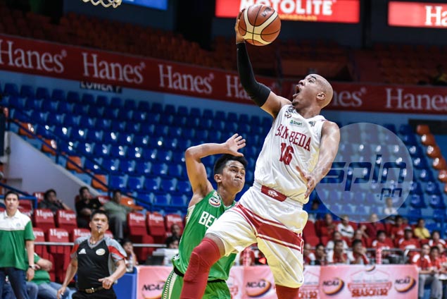 Hot-shooting San Beda keeps slate unblemished with rout over winless Benilde