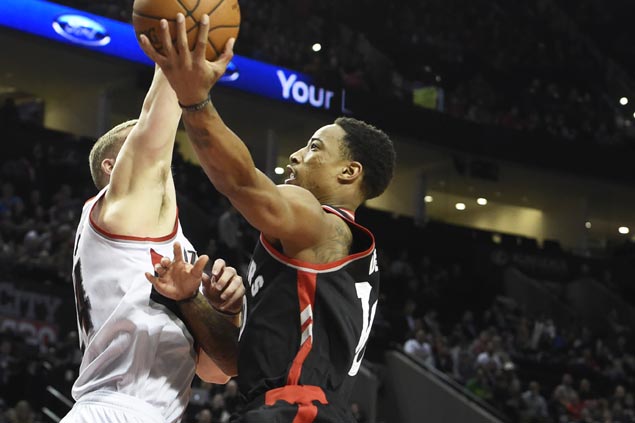 DeRozan, Lowry outgun Lillard, McCollum as Toronto snaps Portland's five-game win streak