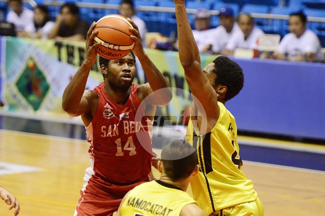 After Ekwe and Adeogun, it's the turn of Donald Tankoua to hold fort for San Beda