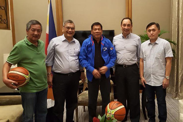 'Basketball fan' Duterte promises support for Gilas campaign in Olympic qualifier
