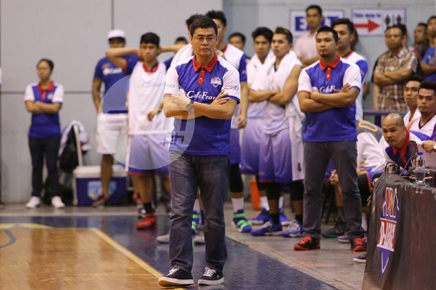 Complacency caused CafeFrance's Game 1 loss in D-League Finals, says coach Egay Macaraya