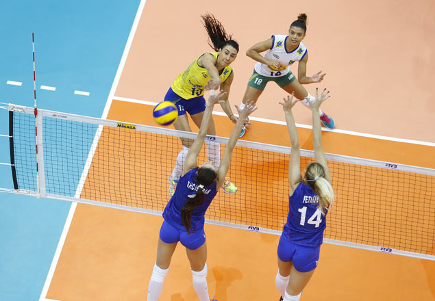 Brazil books slot to FIVB World Grand Prix semis with straight-sets win over Russia