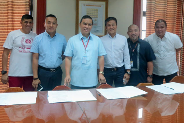 Top PH sports backer Foton throws full support behind San Sebastian athletic program