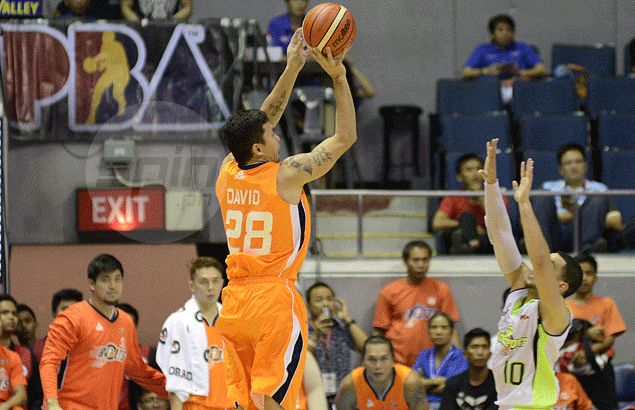 Gary David insists he won't be starved for shots while playing alongside Meralco import