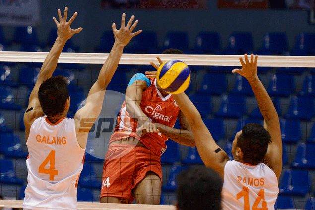 Cignal pulls stunner against fancied PLDT for rousing start in Spikers' Turf campaign