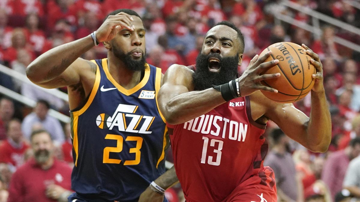 James Harden posts third career playoff tripledouble as Rockets rip